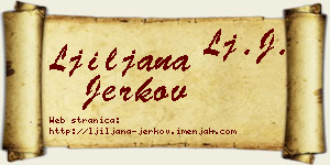 Ljiljana Jerkov vizit kartica